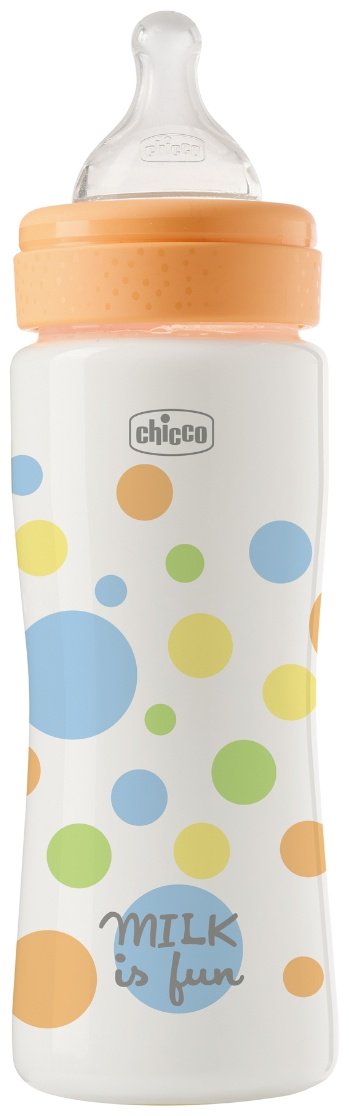 Бутылочка Chicco 00020245200000 330 мл оранжевый купить,NaN