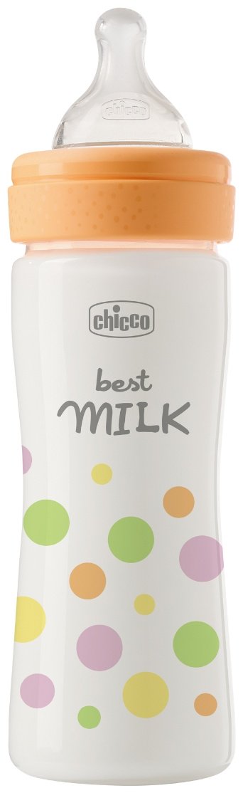 Бутылочка Chicco 00020243100000 250 мл оранжевый купить,NaN