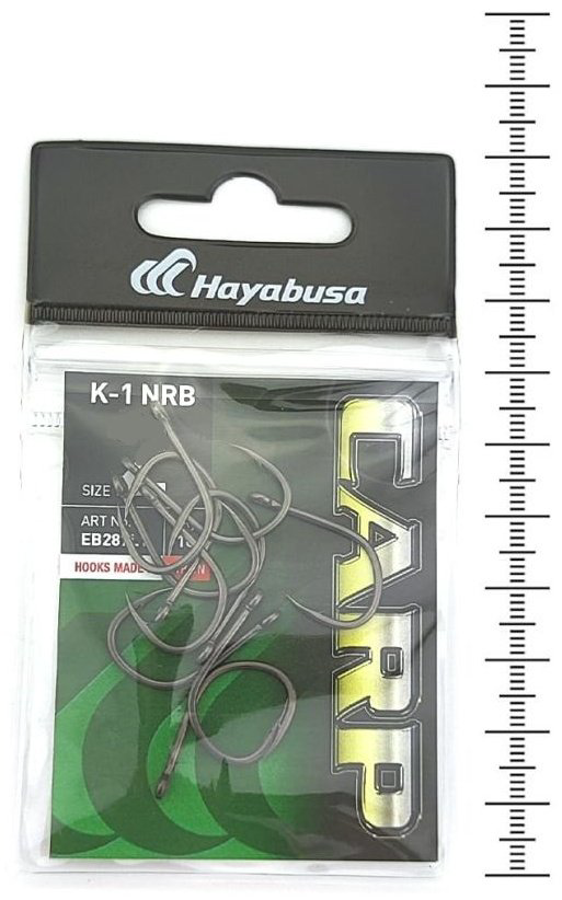 Крючок для рыбалки Hayabusa EB287L1-6 одинарный черный 10 шт