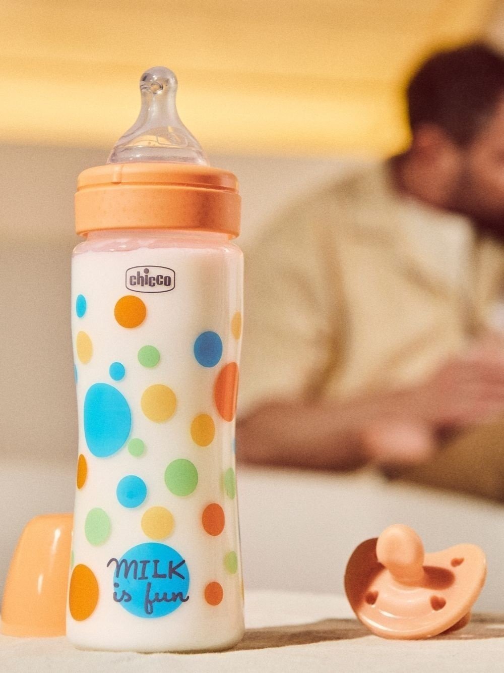 Бутылочка Chicco 00020245200000 330 мл оранжевый купить,NaN