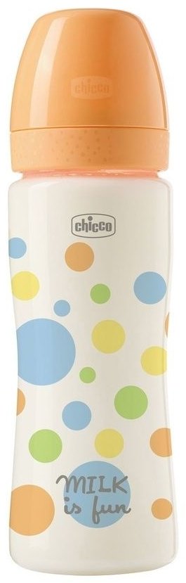 Бутылочка Chicco 00020245200000 330 мл оранжевый купить,NaN