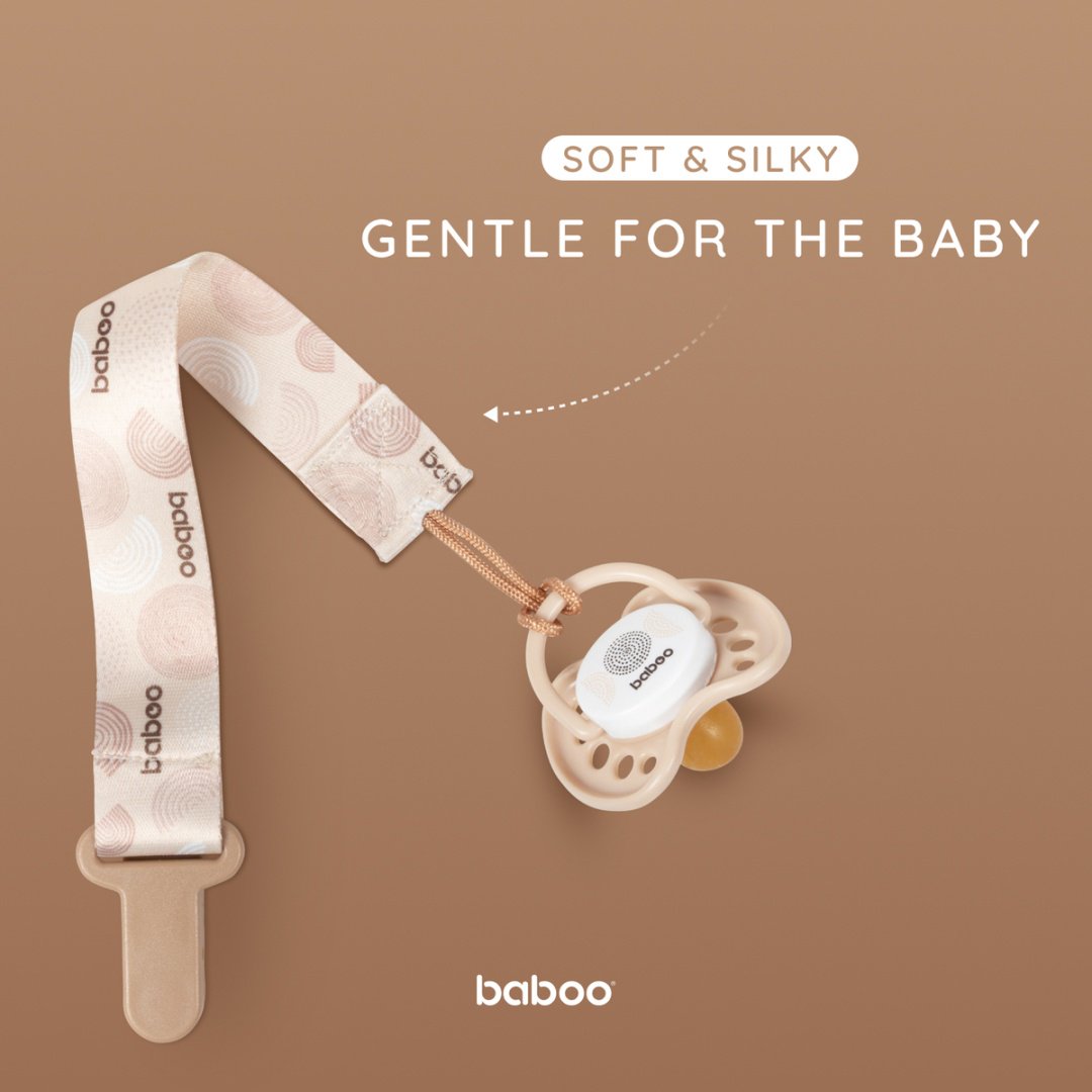 Держатель пустышки Baboo 7-013, 1 шт, бежевый купить,NaN