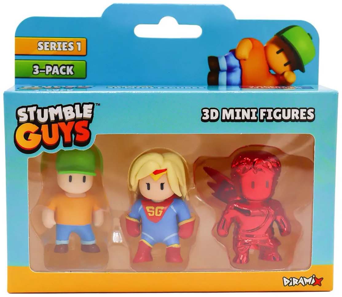 Stumble Guys Mr. Stumble, Super Gal, Random 5 см 3 шт купить,NaN