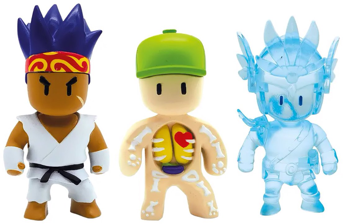 Stumble Guys Sensei Firefist, Inside Out, Frozen Valkyrie 5 см 3 шт купить,NaN