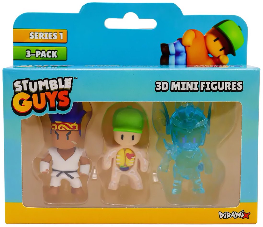Stumble Guys Sensei Firefist, Inside Out, Frozen Valkyrie 5 см 3 шт купить,NaN