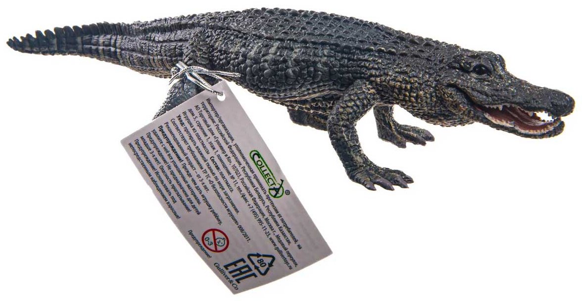 Collecta Американский аллигатор 17.6 см 1 шт купить,NaN