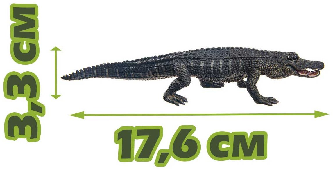 Collecta Американский аллигатор 17.6 см 1 шт купить,NaN