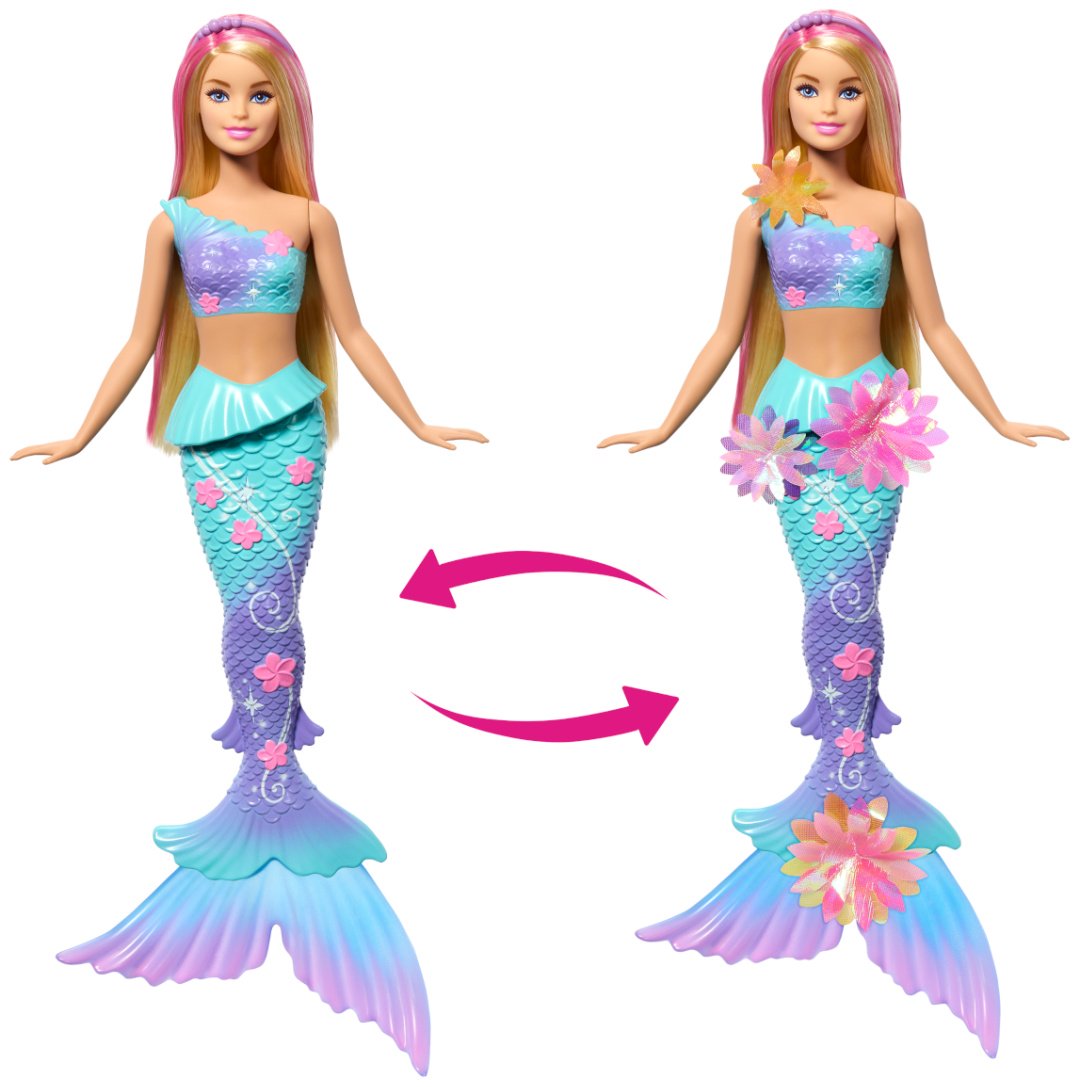 Кукла-русалка Barbie Волшебная русалка, блондинка 29 см купить,NaN