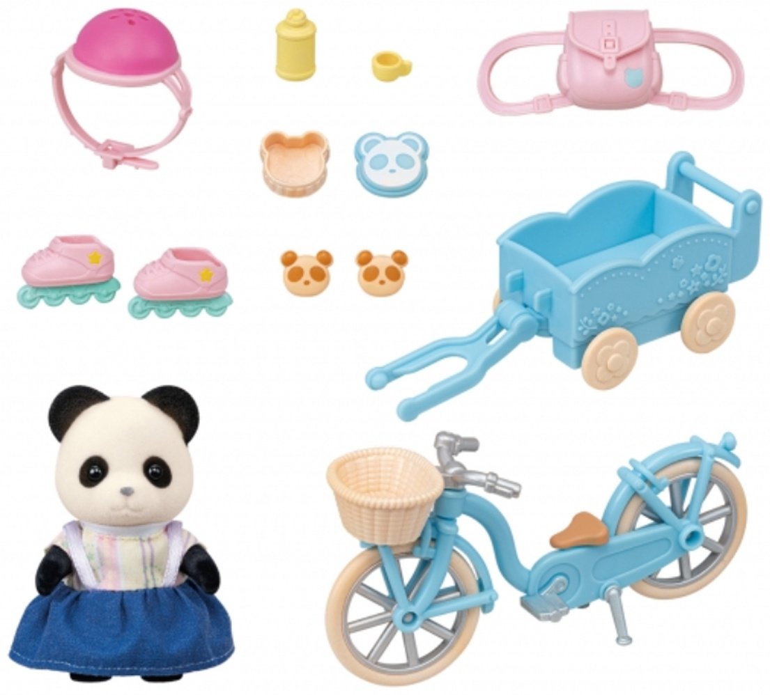 Набор Sylvanian Families Прогулка на велосипеде и катание на роликах купить,NaN
