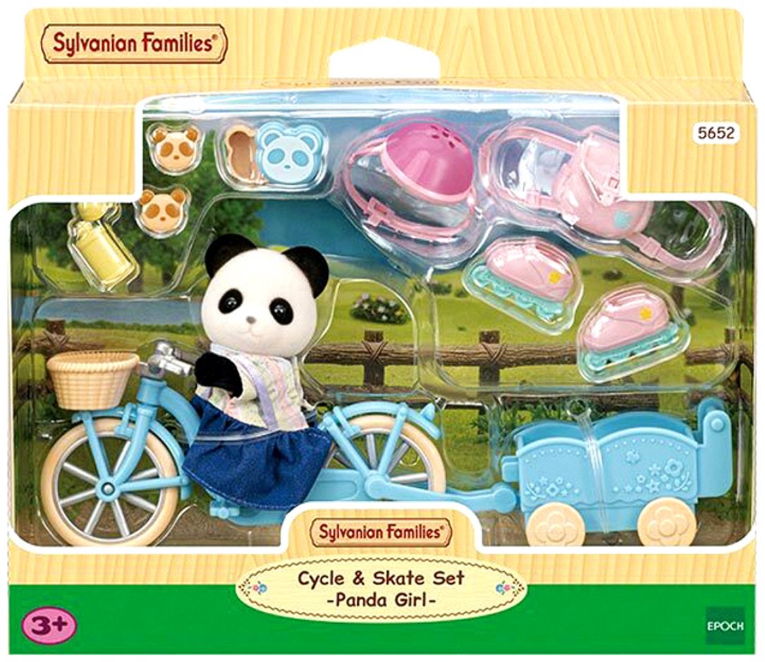 Набор Sylvanian Families Прогулка на велосипеде и катание на роликах купить,NaN