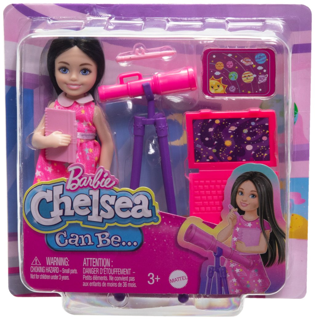 Кукла-модель Barbie Челси изучает профессии, астроном 14 см купить,NaN