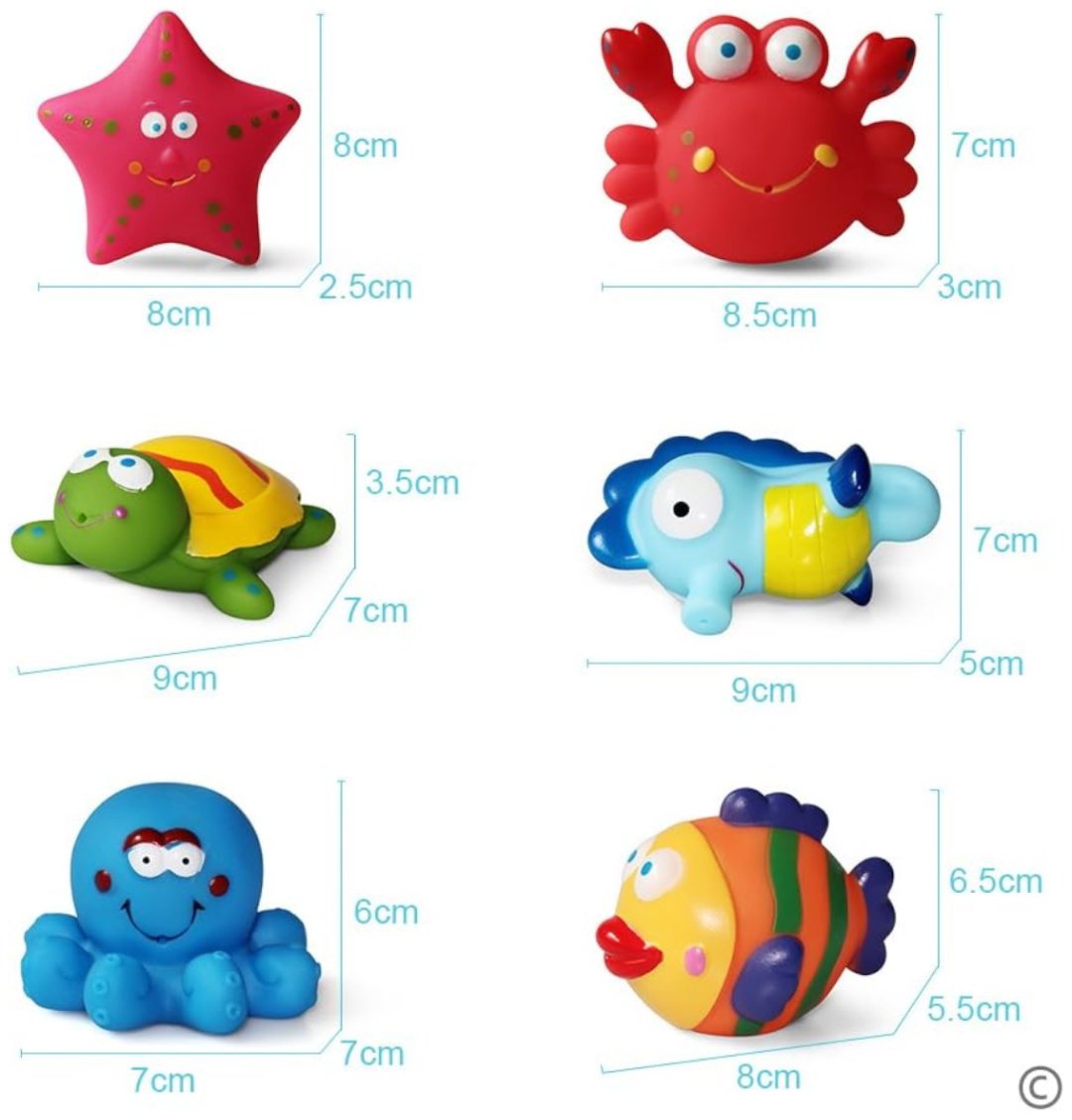 Набор Bath toys TL811-1 резина мультиколор купить,NaN