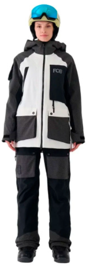 Куртка горнолыжная 4F Snowboarding 4FWAW24TTJAF587-11S черный-белый L 46-48 купить,NaN