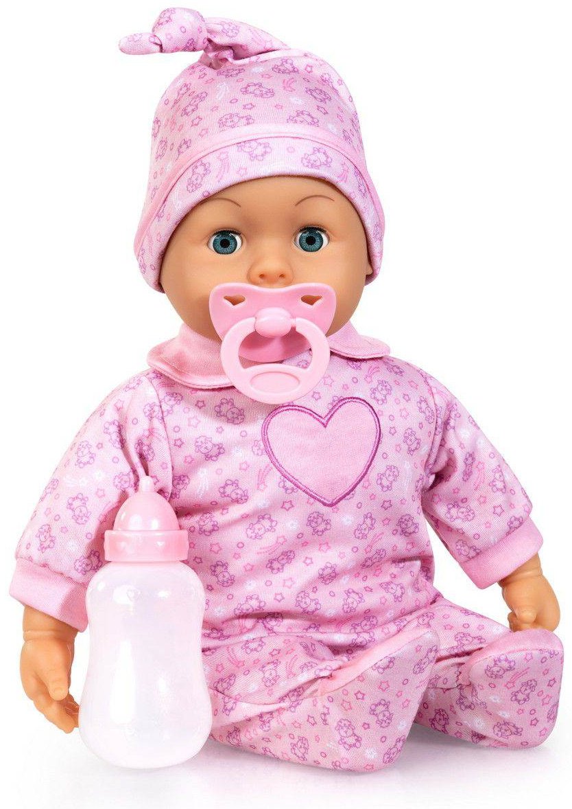 Пупс Bayer Dolls пупс комбез с сердечком 38 см купить,NaN