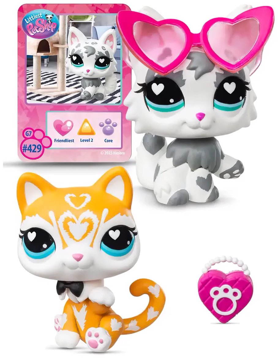 Набор Littlest Pet Shop Праздники Серый кот и Рыжий кот купить,NaN