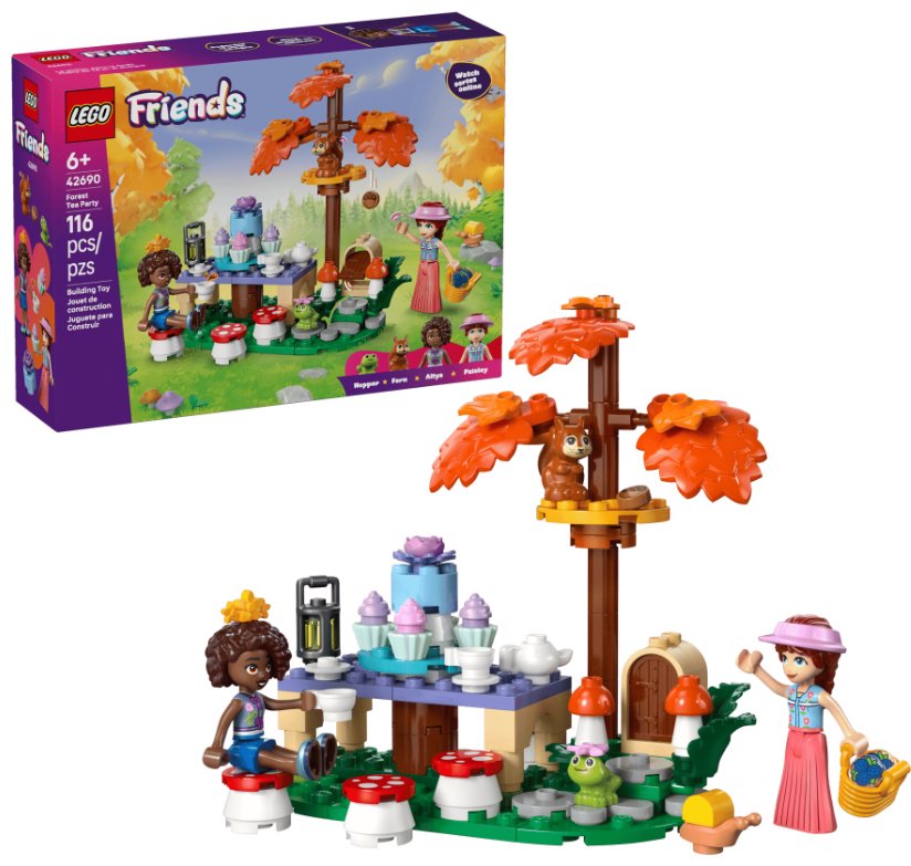 Конструктор LEGO Friends Чаепитие в лесу 42690, деталей 116 шт купить,NaN