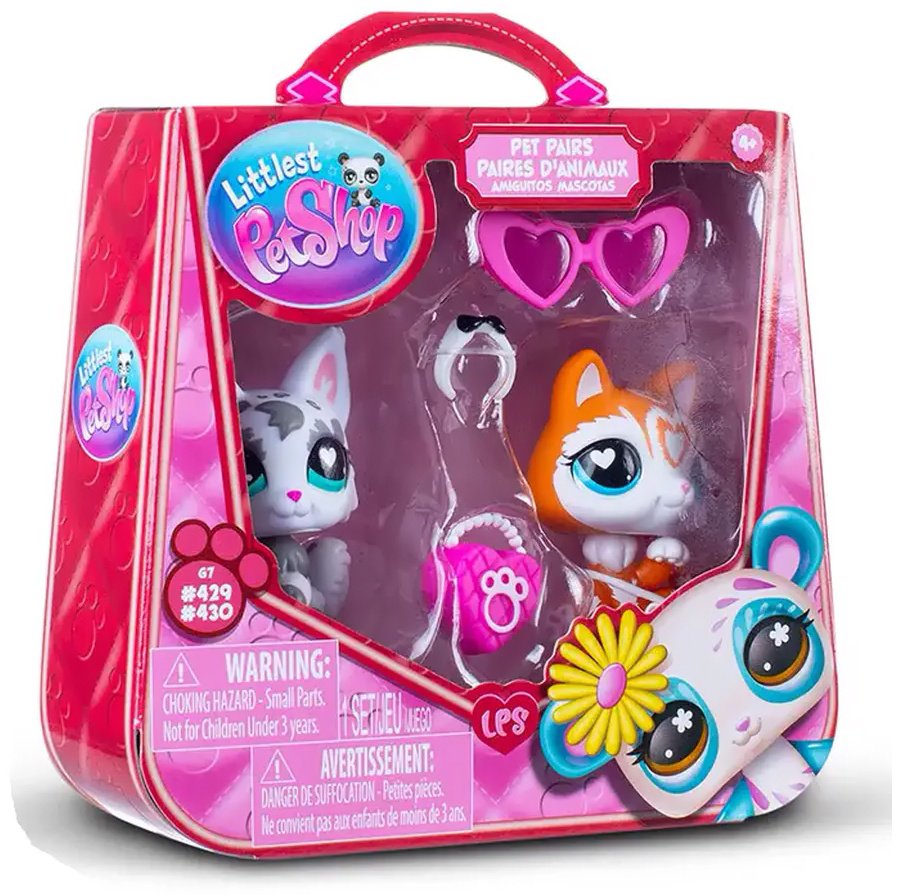 Набор Littlest Pet Shop Праздники Серый кот и Рыжий кот купить,NaN