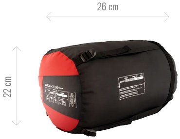 Спальный мешок Millet MIC1129-N0335 красный