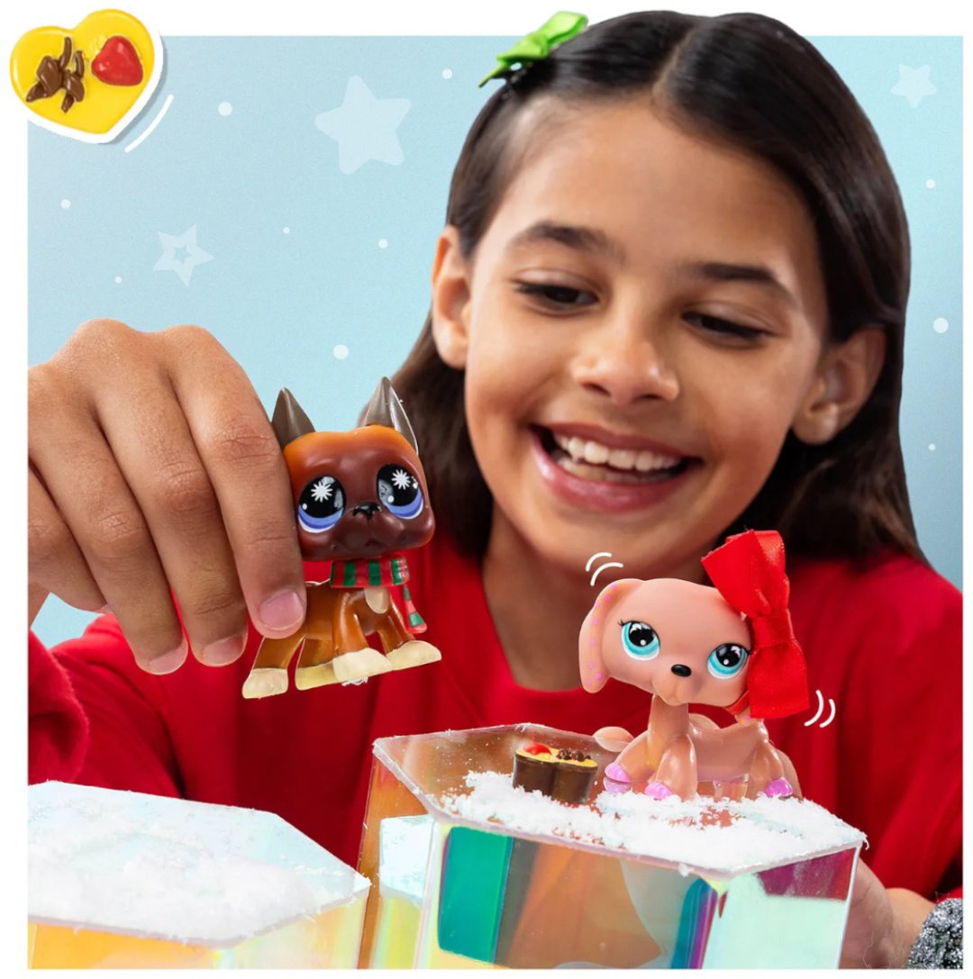Набор Littlest Pet Shop Праздники Рождественские Каникулы (Немецкий дог и Такса) купить,NaN