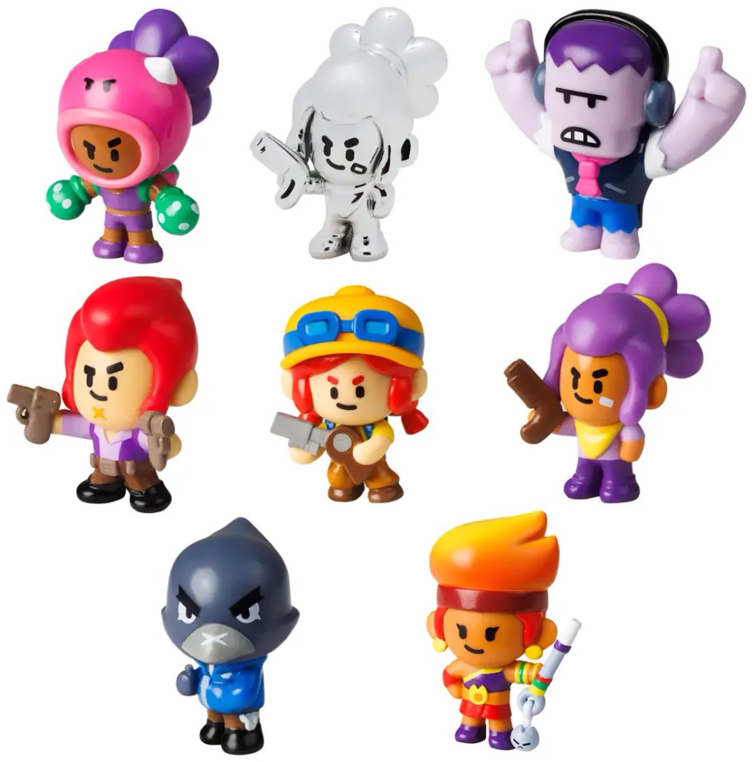 Brawl Stars набор из 8-ми фигурок 5 см 8 шт купить,NaN