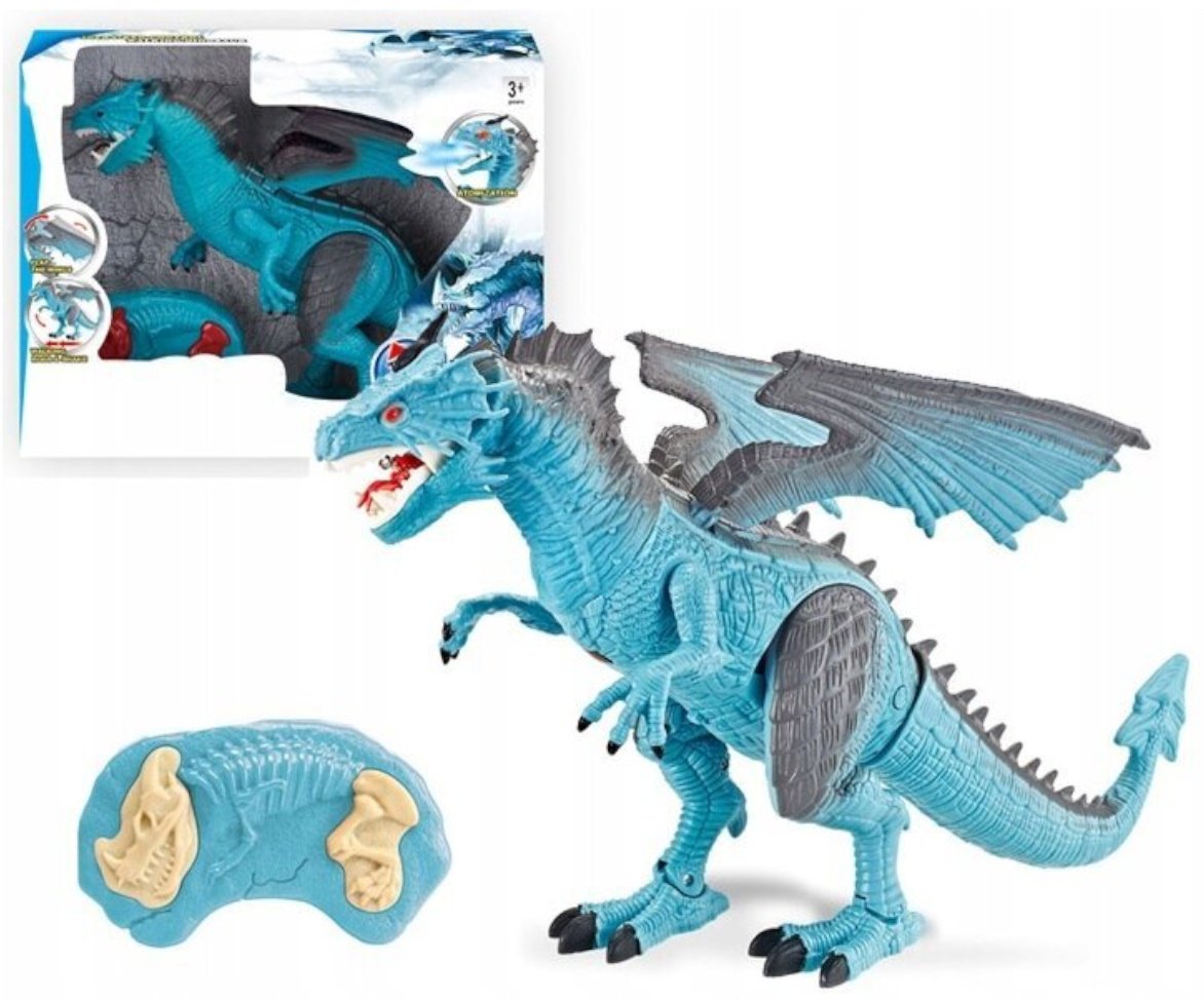 Интерактивная игрушка Dinosaur Planet Огнедышащий Дракон ледяной, со светом и звуком купить,NaN