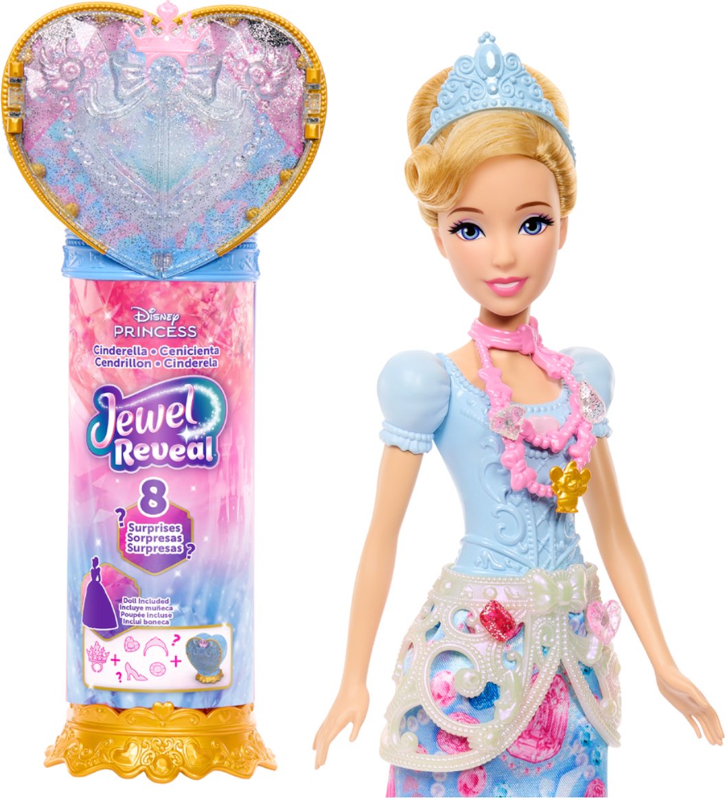 Кукла-модель Disney Золушка с сюрпризами 27.5 см купить,NaN