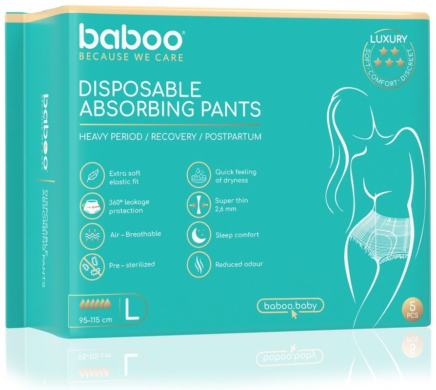 Baboo подгузники трусы L 5 шт купить,2990