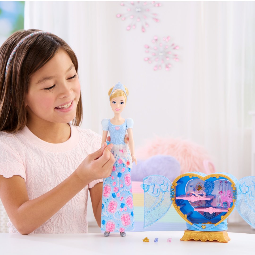 Кукла-модель Disney Золушка с сюрпризами 27.5 см купить,NaN