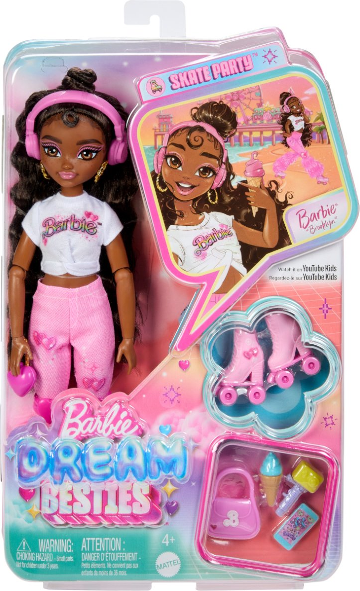 Кукла-модель Barbie Dream Besties - Бруклин 29 см купить,NaN