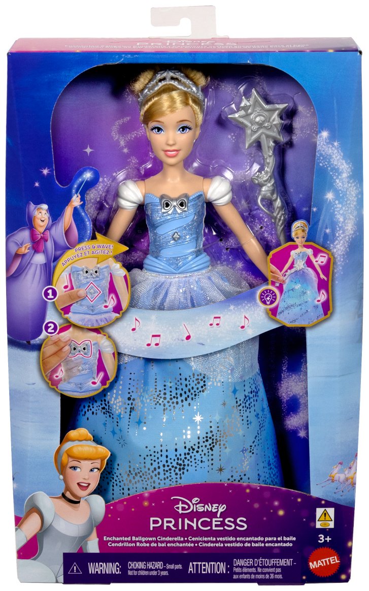 Кукла-модель Disney Золушка в платье с вуалью 26 см купить,NaN