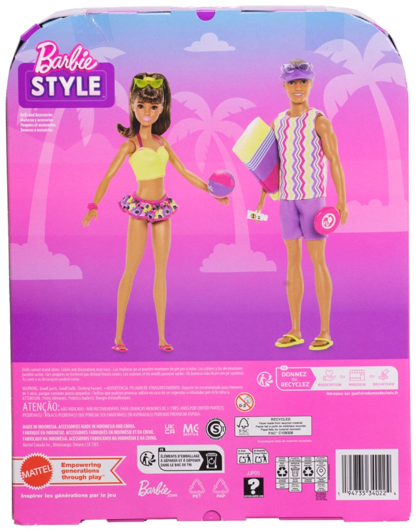 Кукла-модель Barbie Барби и Кен пляжный набор 29 см купить,NaN