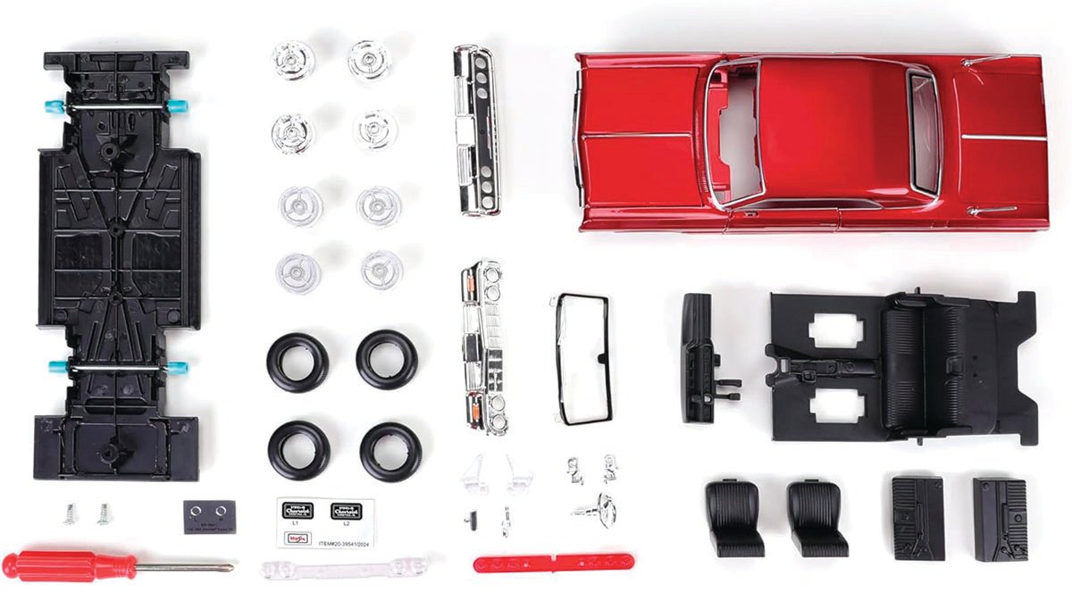 Легковая Maisto Assembly Line: 1:26 - 1964 Chevrolet Impala SS красный купить,NaN