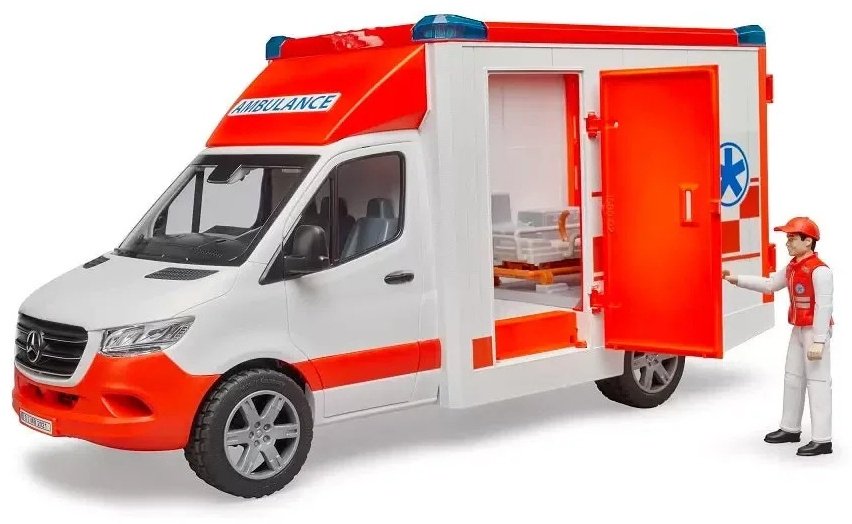 Скорая помощь Bruder Mercedes-Benz Sprinter мультиколор купить,NaN