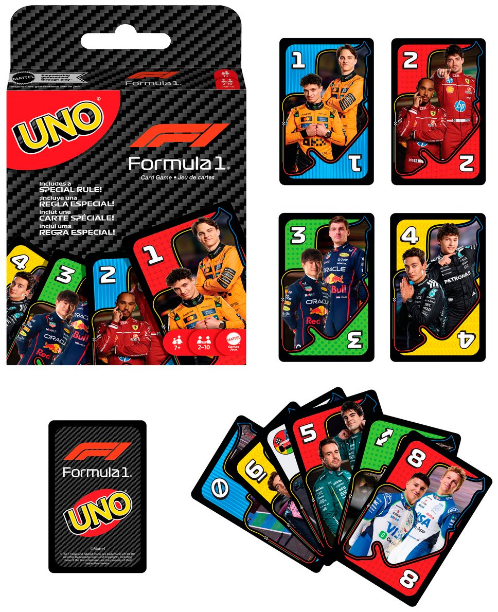 Настольная игра Mattel UNO Formula 1 купить,NaN