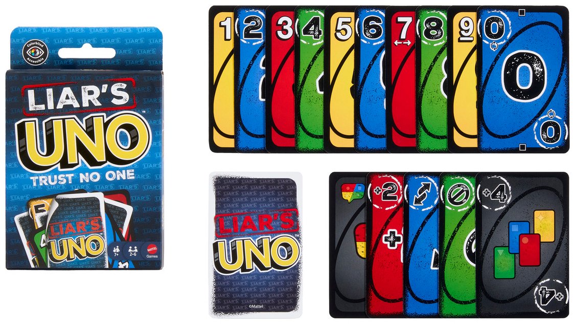 Настольная игра Mattel UNO LIAR'S купить,NaN