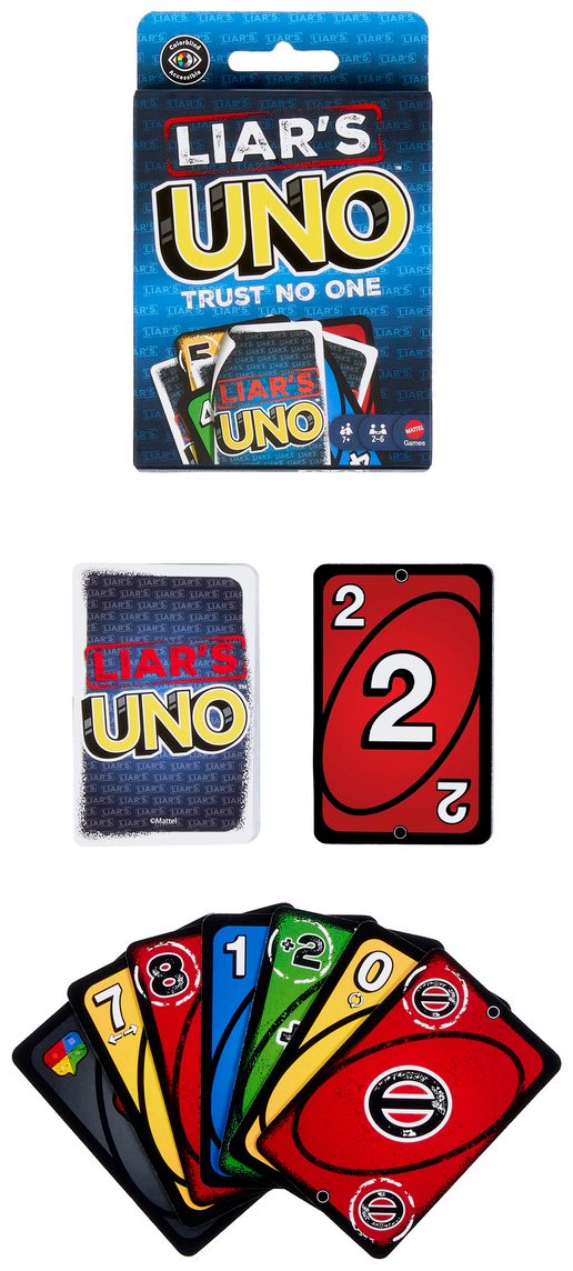 Настольная игра Mattel UNO LIAR'S купить,NaN
