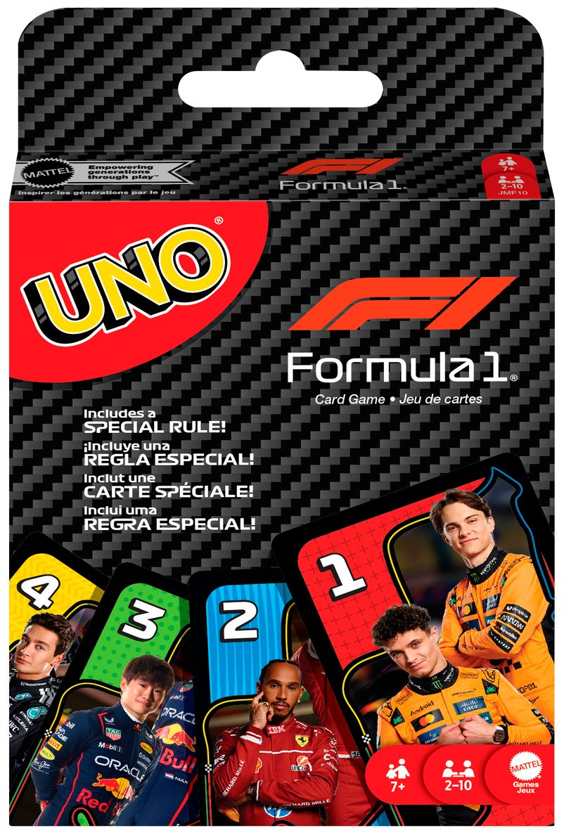 Настольная игра Mattel UNO Formula 1 купить,NaN
