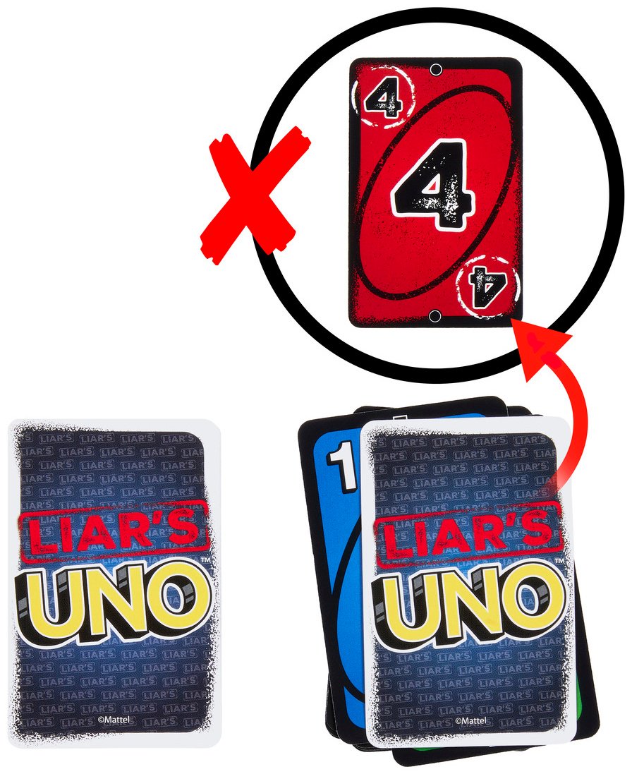 Настольная игра Mattel UNO LIAR'S купить,NaN