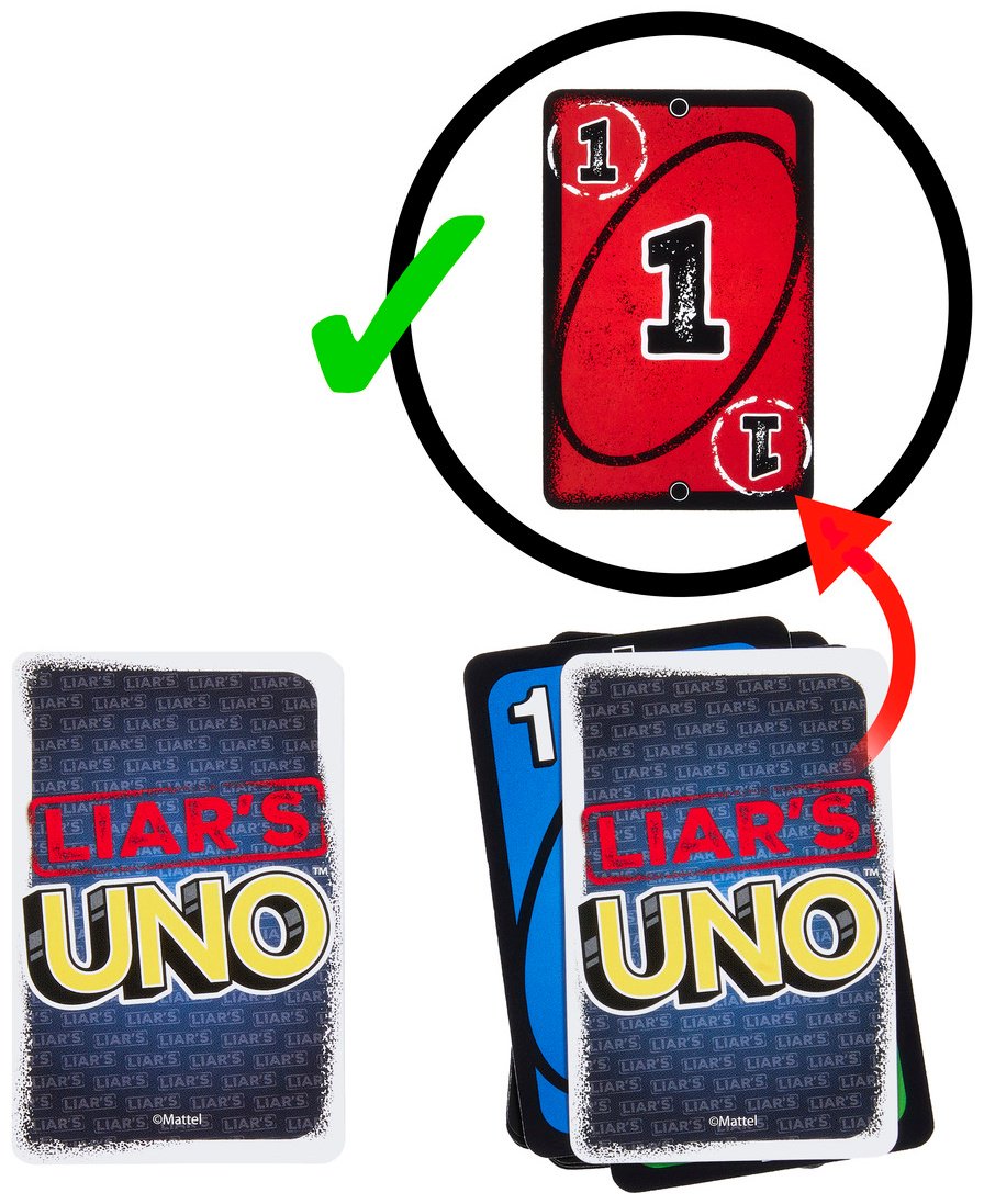 Настольная игра Mattel UNO LIAR'S купить,NaN