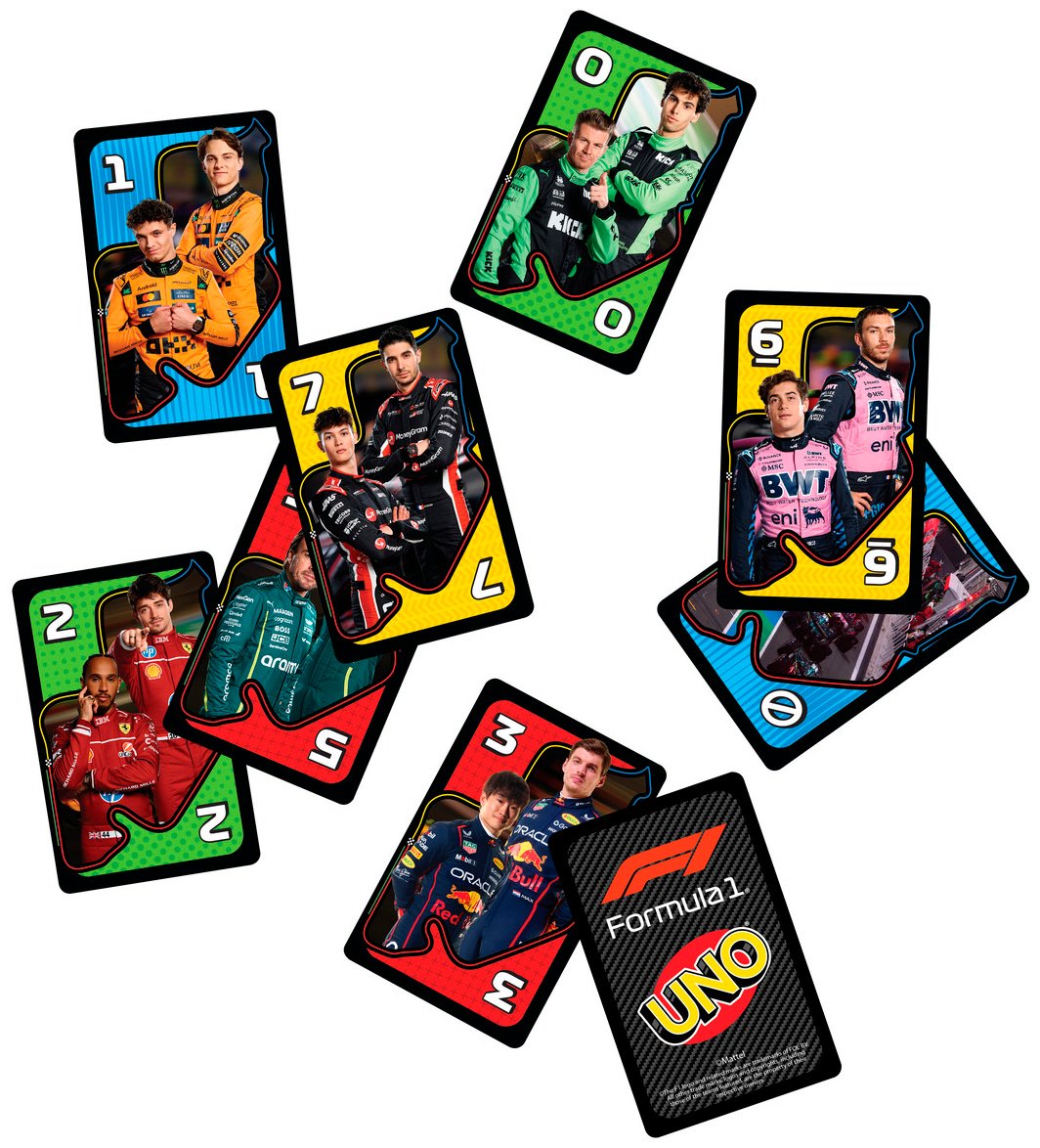 Настольная игра Mattel UNO Formula 1 купить,NaN