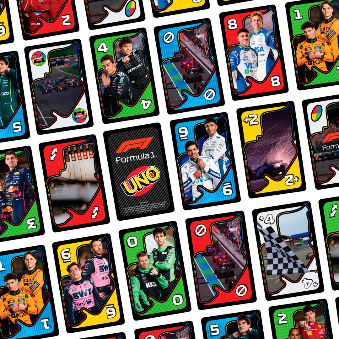 Настольная игра Mattel UNO Formula 1 купить,NaN