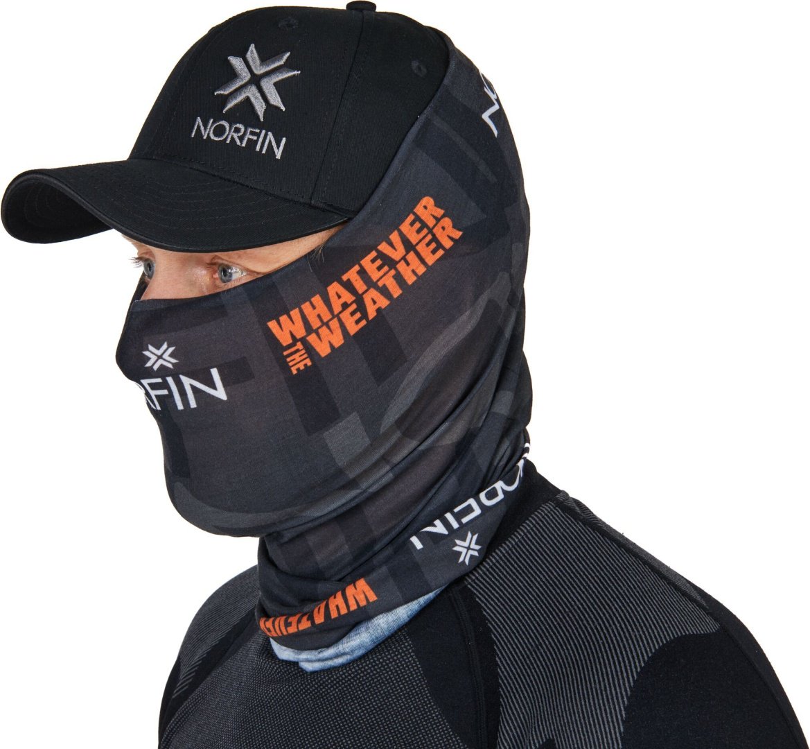 Головной убор NORFIN Шарф-бандана BANDANA DARK GREY AM-6523 универсальный купить,NaN