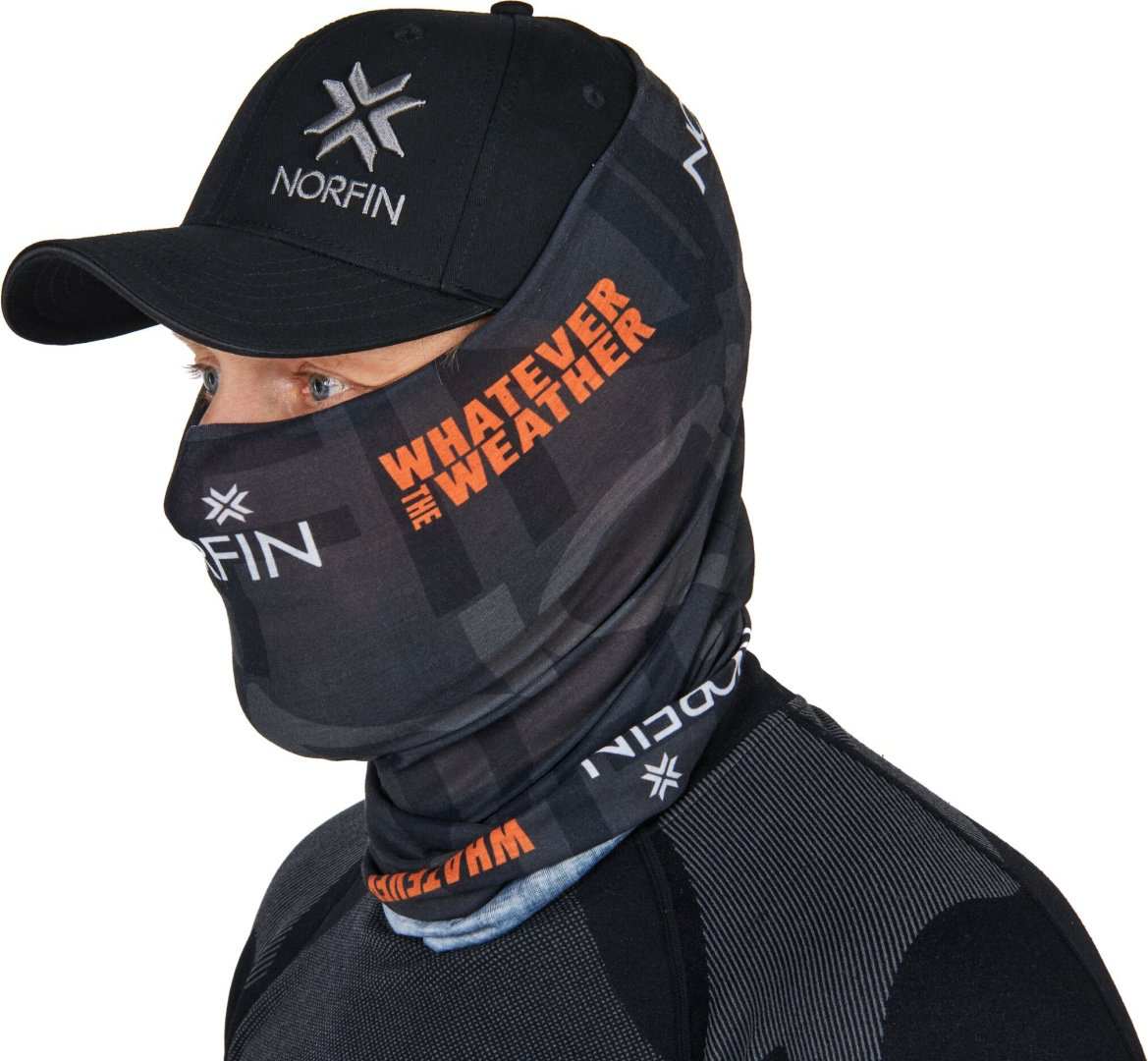 Головной убор NORFIN Шарф-бандана BANDANA DARK GREY AM-6523 универсальный купить,NaN