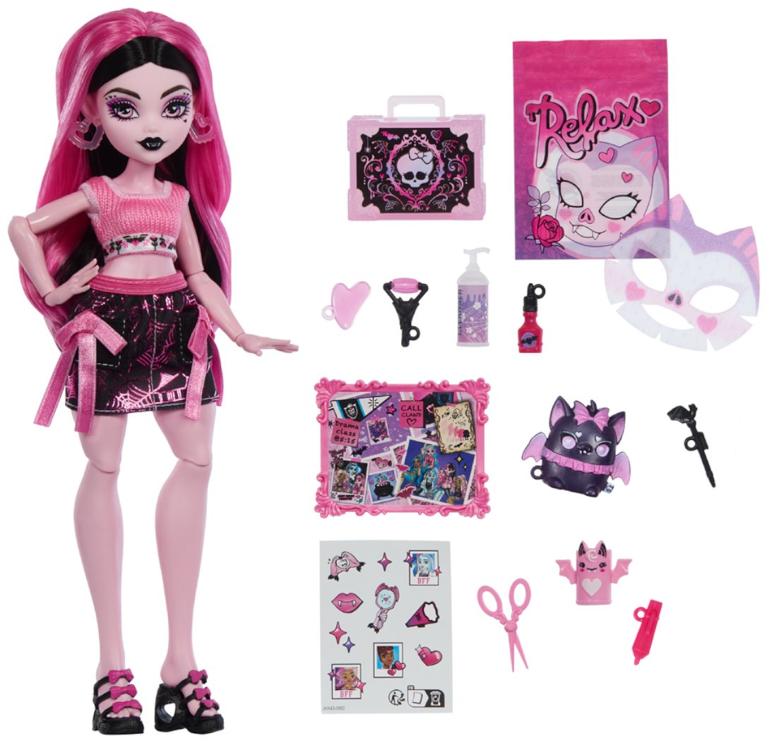 Кукла-модель Monster High Секреты ухода - Дракулаура 29 см купить,NaN