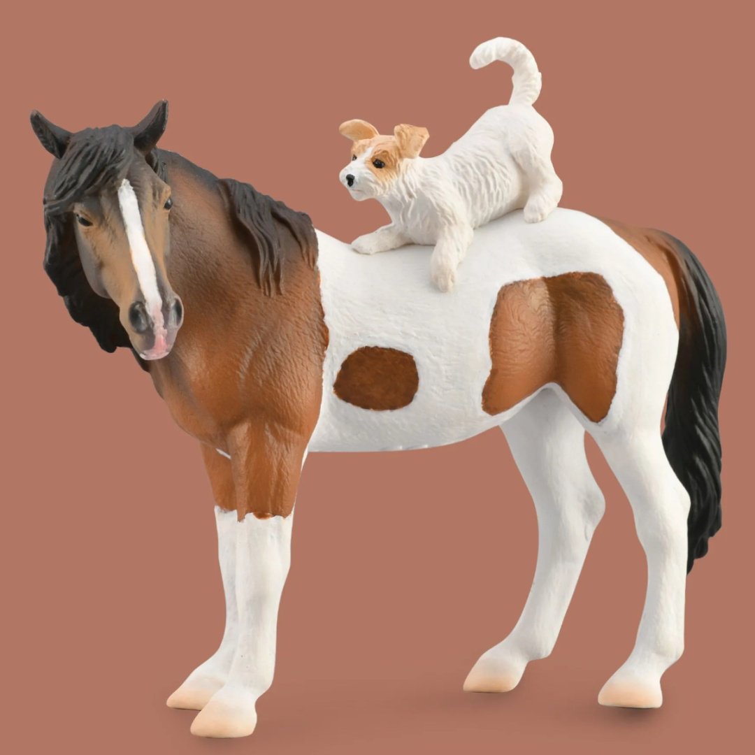 Collecta Кобыла и терьер 10.5 см 1 шт купить,NaN