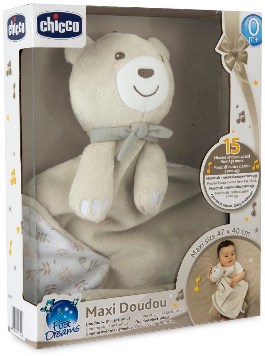 Музыкальная игрушка Chicco Игрушка мягкая для сна "Музыкальный Мишка Maxi" купить,NaN