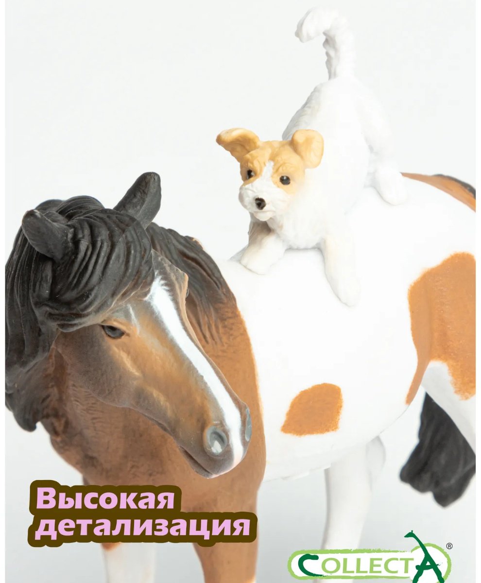 Collecta Кобыла и терьер 10.5 см 1 шт купить,NaN