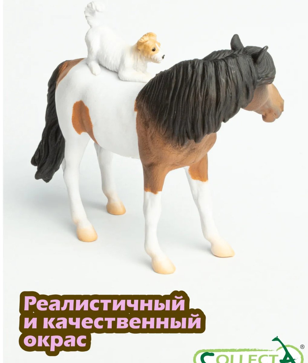 Collecta Кобыла и терьер 10.5 см 1 шт купить,NaN