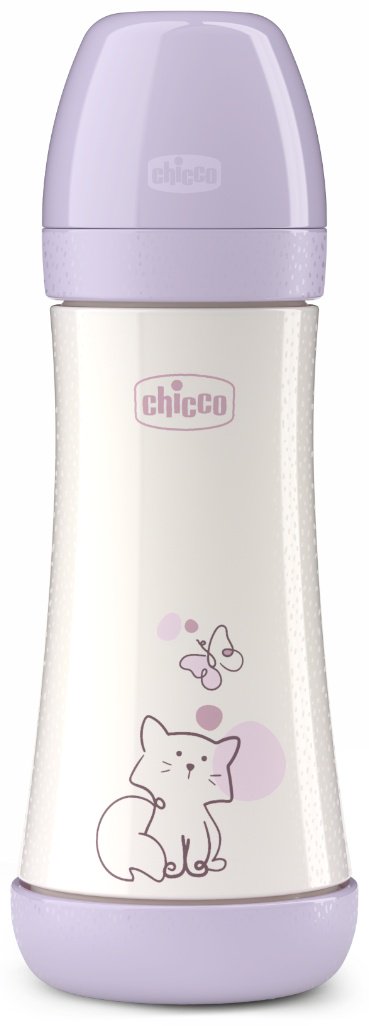Бутылочка Chicco 00020235120040 300 мл фиолетовый купить,NaN
