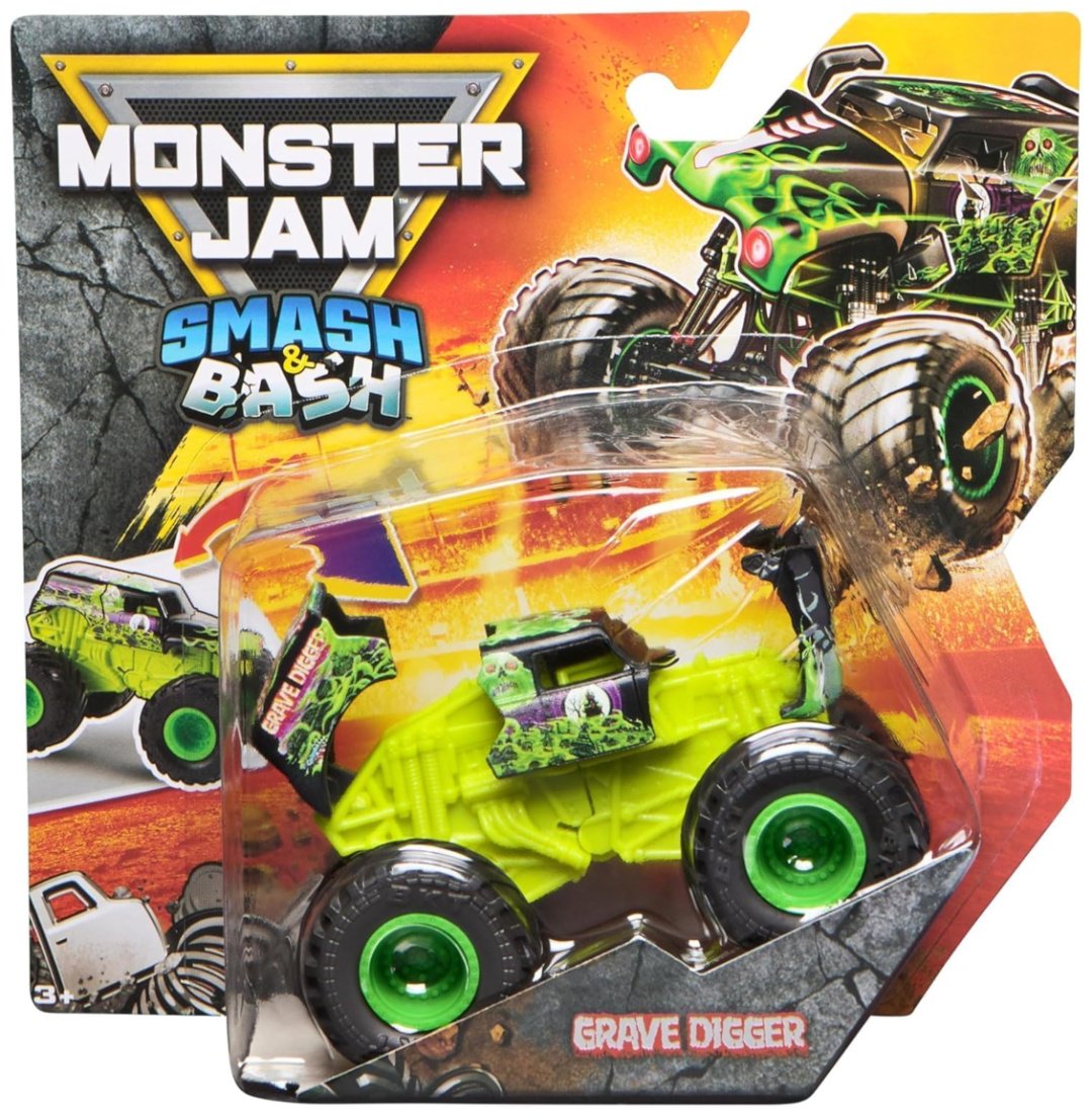 Внедорожник Monster Jam Smash & Bash зеленый купить,NaN